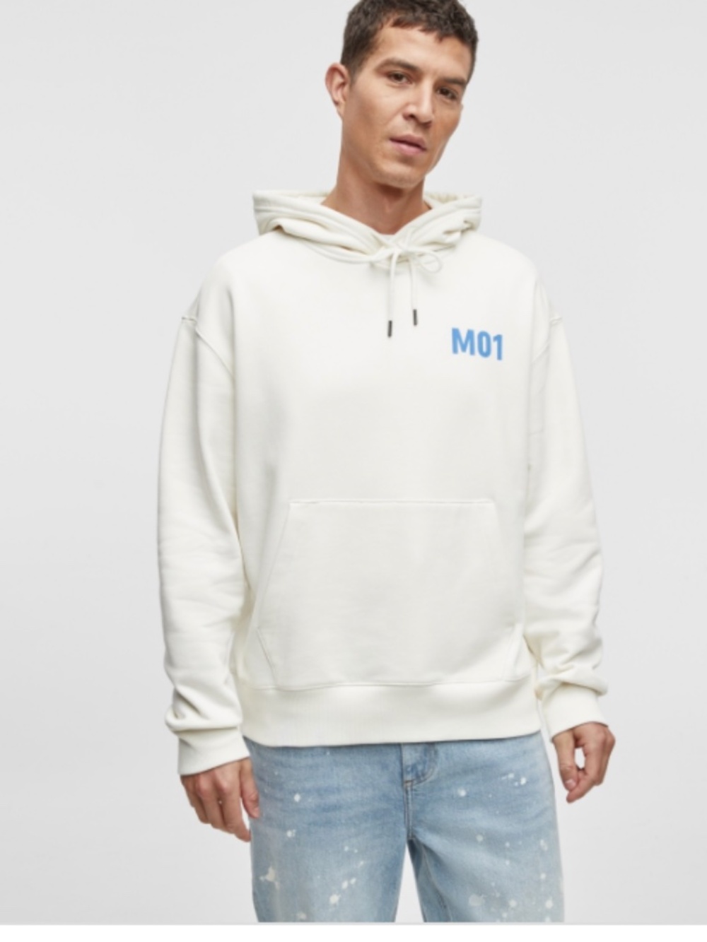 Mode of One Men's Long-Sleeve Oversized MO1 Hoodie, Size L NWT